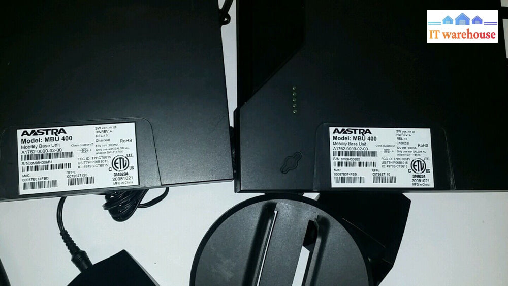 Two Sets Of Asstra Mbu 400 With 420D Handset