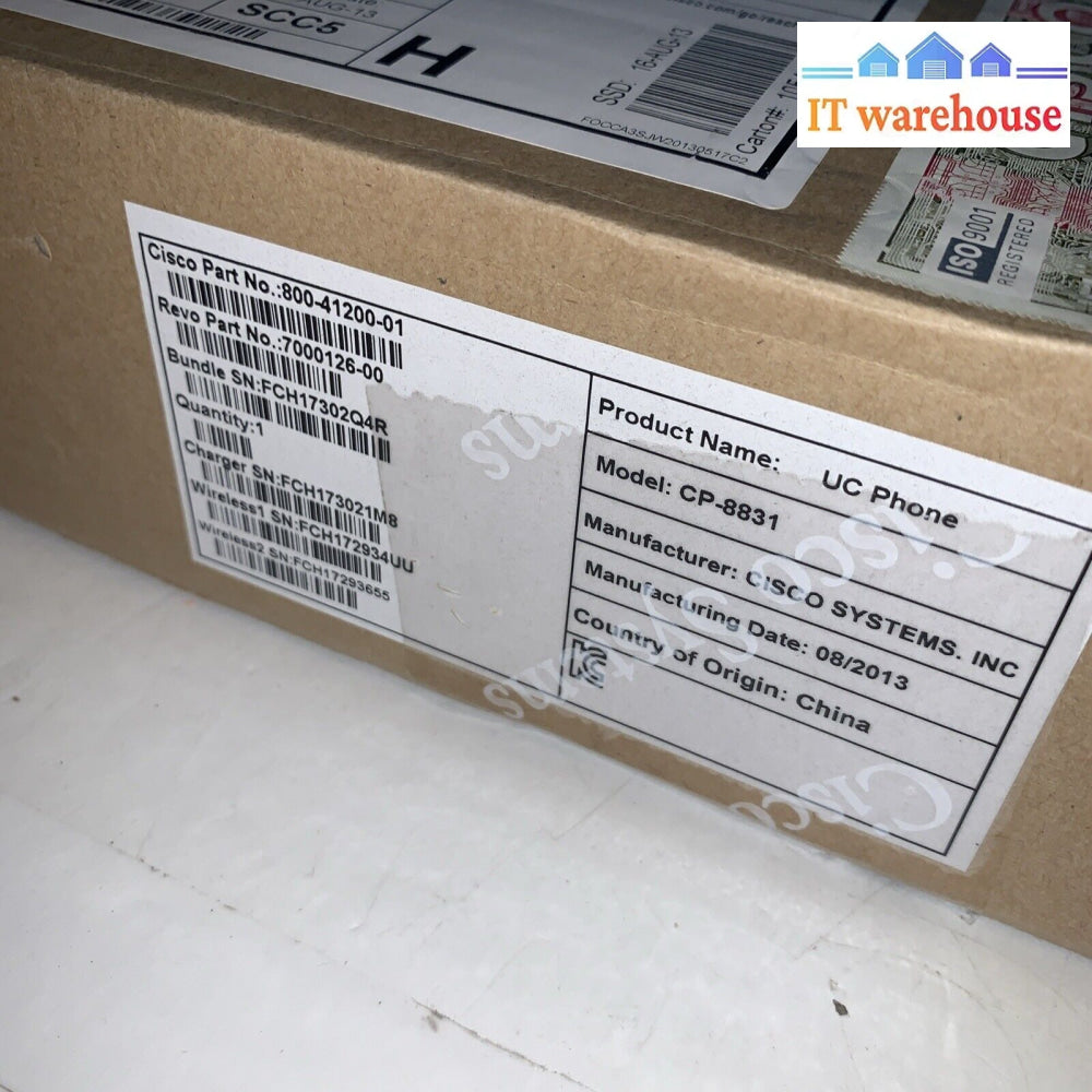 (Two Sets Of) Cisco Cp-8831-Mic-Wrls= Wireless Microphone Kit 800-41200-01