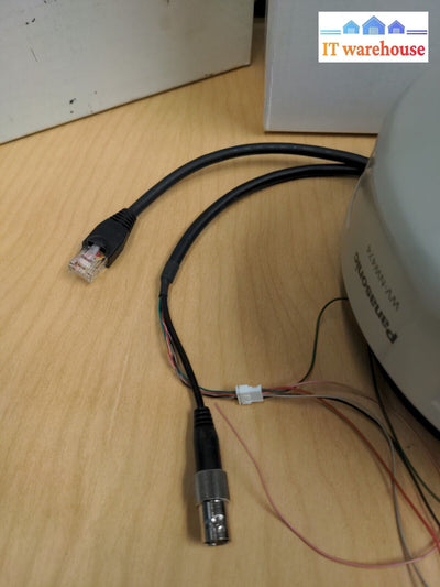 - Unused Panasonic Wv-Nw474S Rj45 Network/Analog Super Dynamic Ii Camera