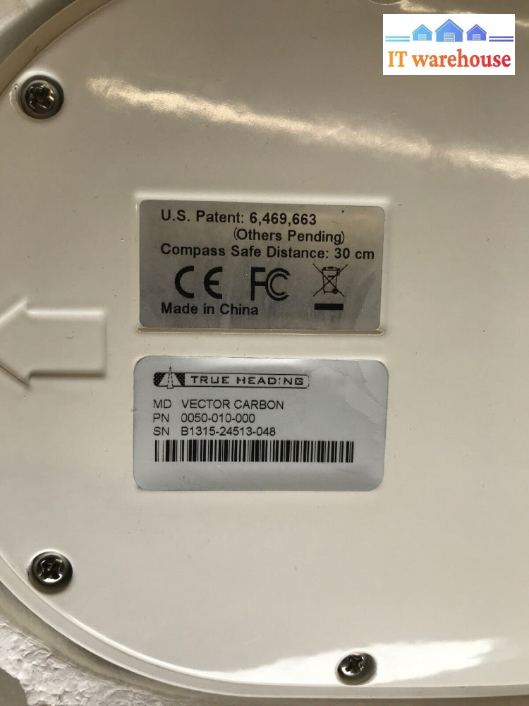 Vector Carbon Gps Satellite Compass Pn 0050-010-000