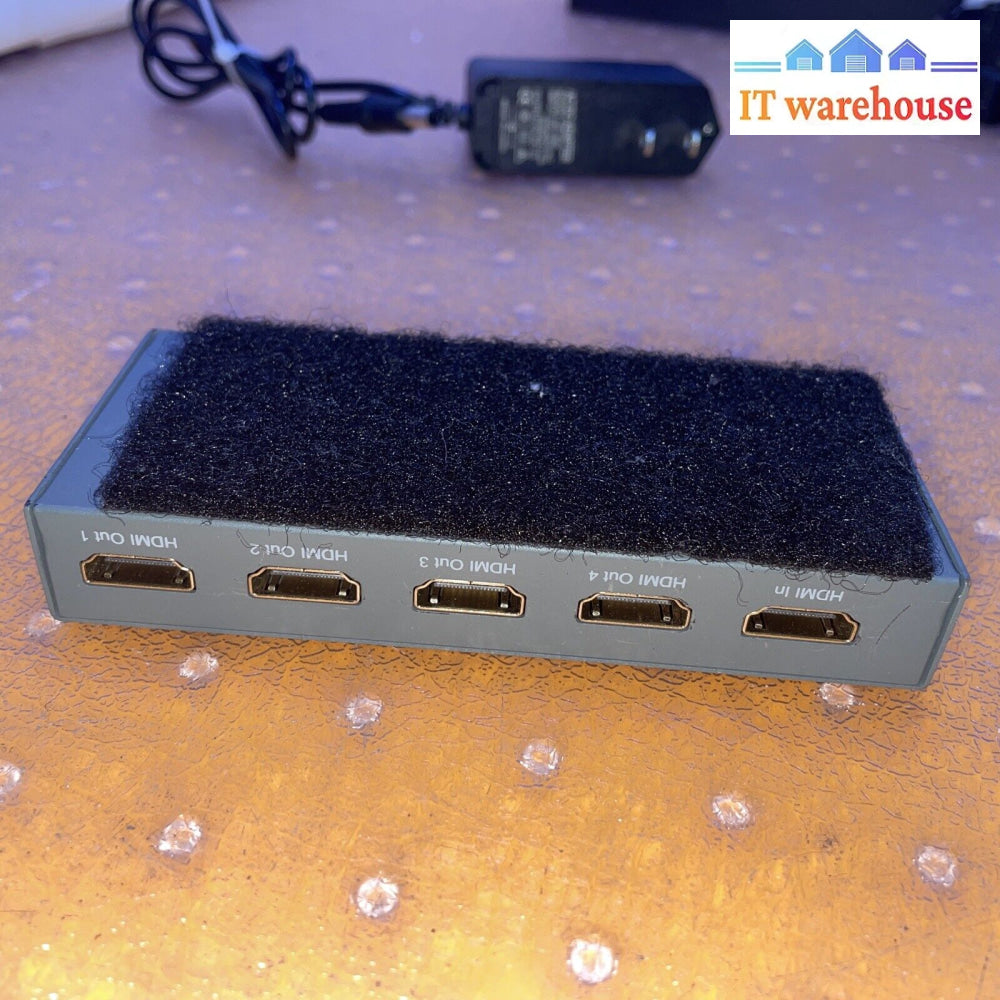 Vellbox 1X4 Hdmi Switch 4K Splitter 4Kx2K/60Hz (600Mhz)