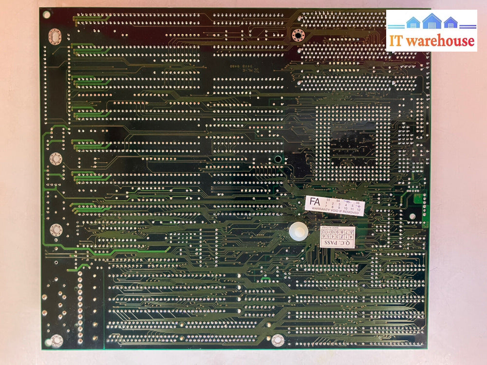~ Vintage 486 Tk 8498F/Gp 4N D24 Mother Board Umc Amibios 1993 W/ 2X 72Pin Sdram