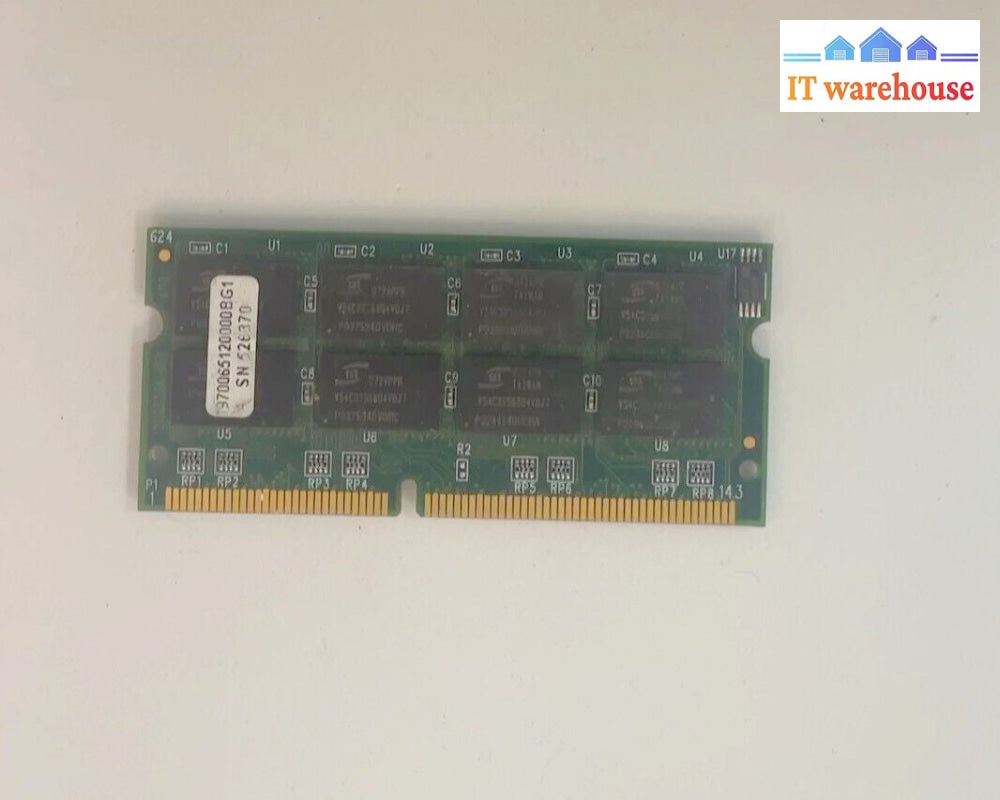 Vintage 512MB SDRAM-133MHz PC133 RAM laptop MEMORY