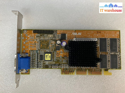 ~ (Vintage) Asus Agp-V7100 T 32Mb Nvidia Geforce Mx Video Card C1V0Dm-Pure/32M