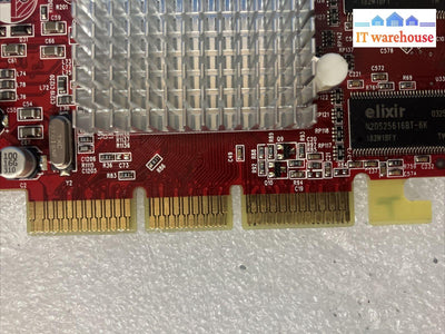 ~ Vintage Ati Radeon 9200 Se Video Card 128Mb Agp Cn-0R9200 Vga Dvi Port