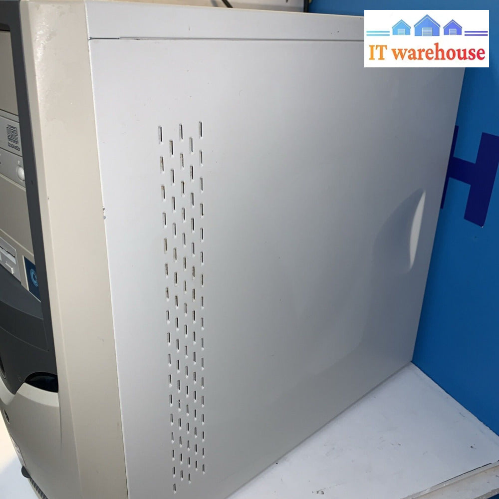 Vintage ~ Varsity Desktop PC Case With DVD-ROM + Floppy Disk Drive