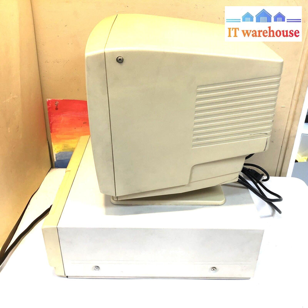 $ Vintage Epson Apex Plus Ap3001A Computer No Hdd /W Monitor Tested