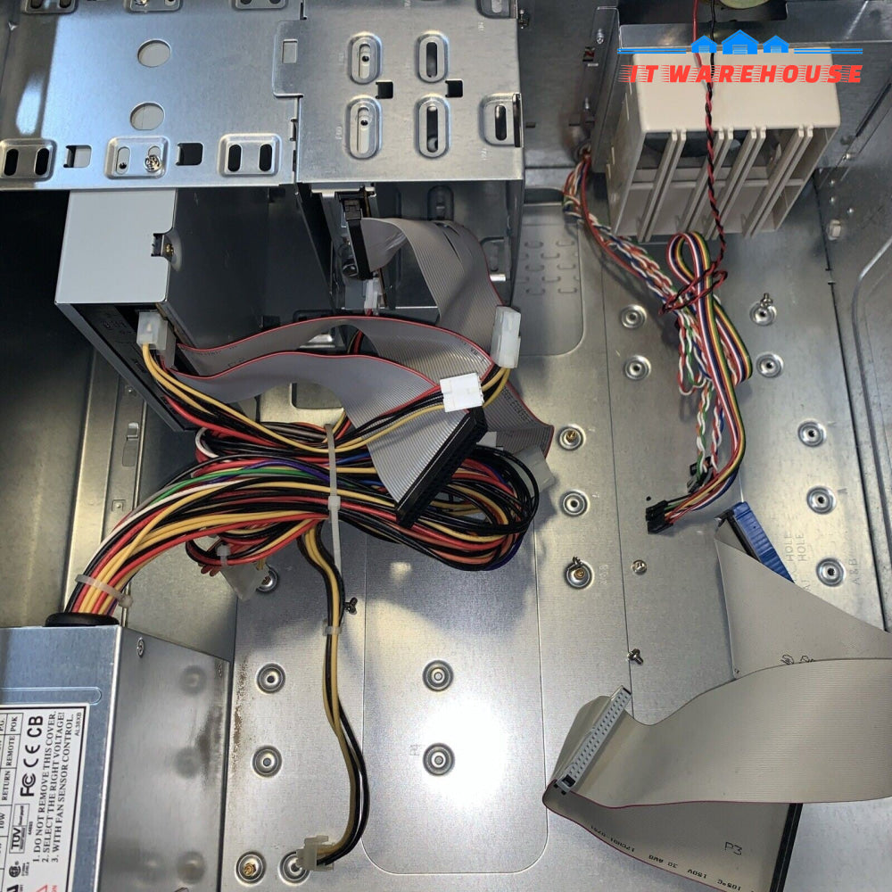 Vintage ~ HP Compaq Desktop PC Case w/PSU + DVD-ROM +Floppy Drive (Year 2003)