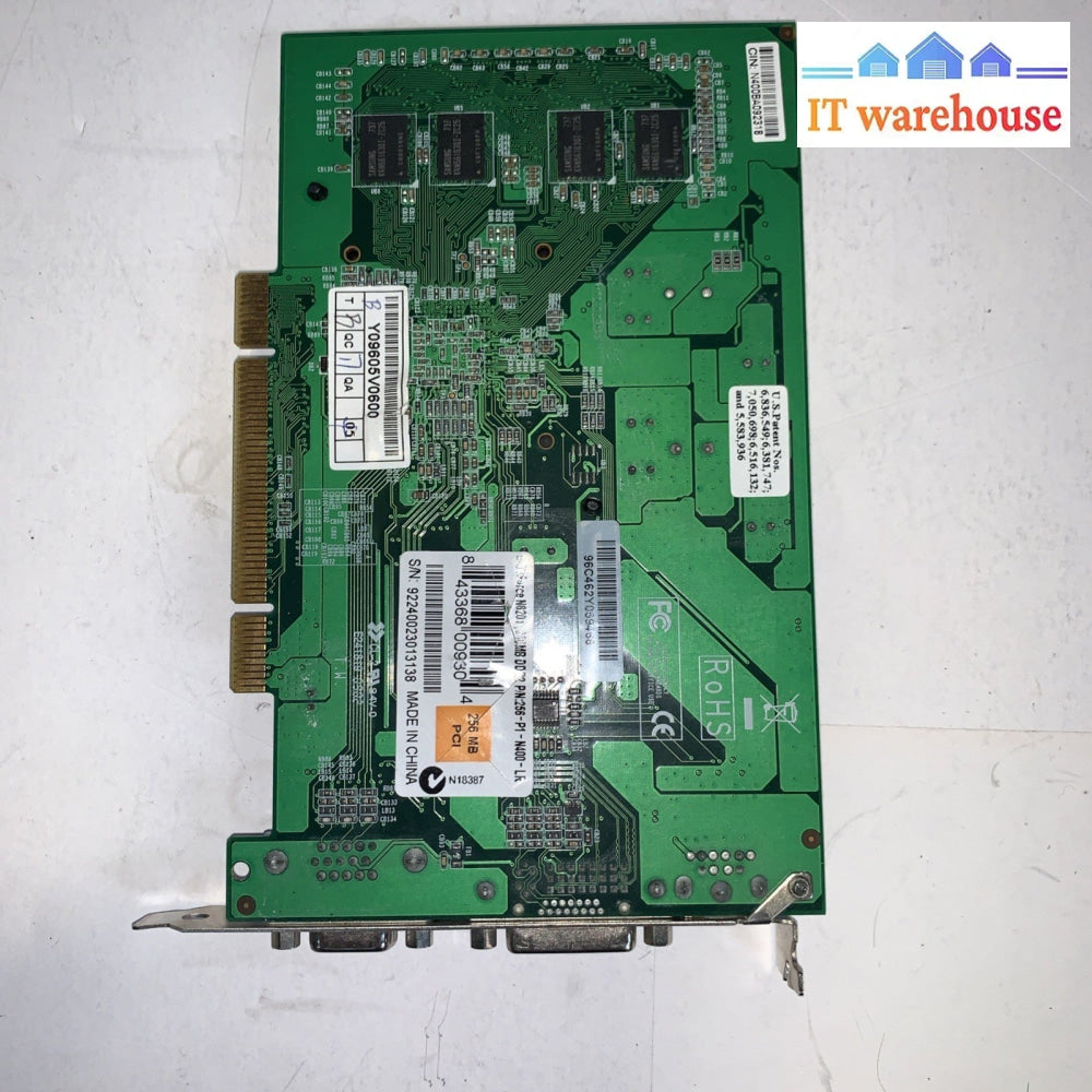 Vintage Nvidia e-GeForce N6201 256MB PCI DDR2 256-P1-N400-LR Video Card