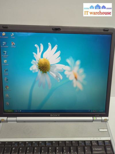 VINTAGE Sony PCG-9P3P 14’’ LAPTOP INTEL P4 2.8GHz CPU/256MB RAM/100GB HDD/WIN XP-