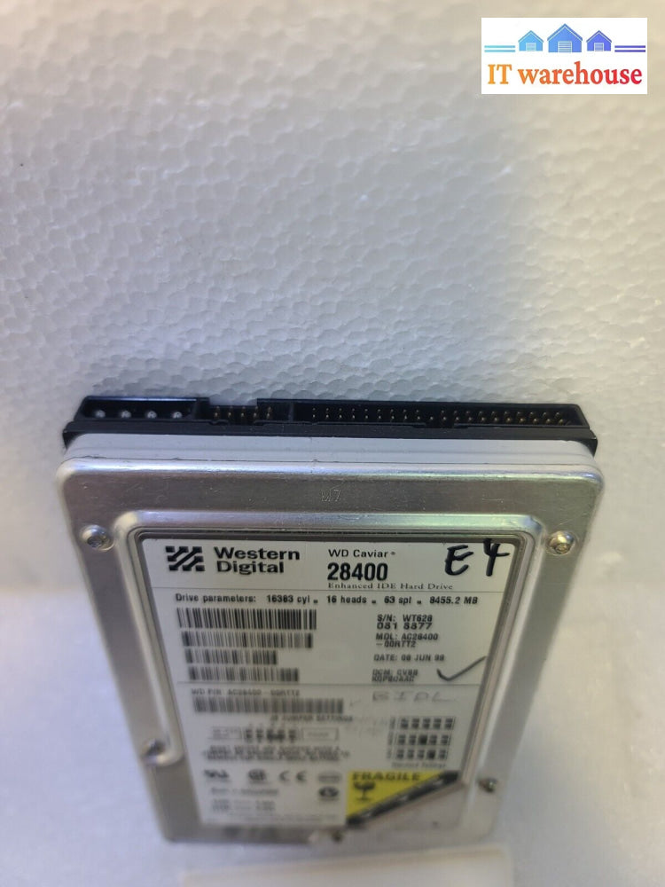 - Western Digital Ac28400-00Rtt2 Wd Caviar 8.4Gb 3.5’ Ide Hard Drive Tested