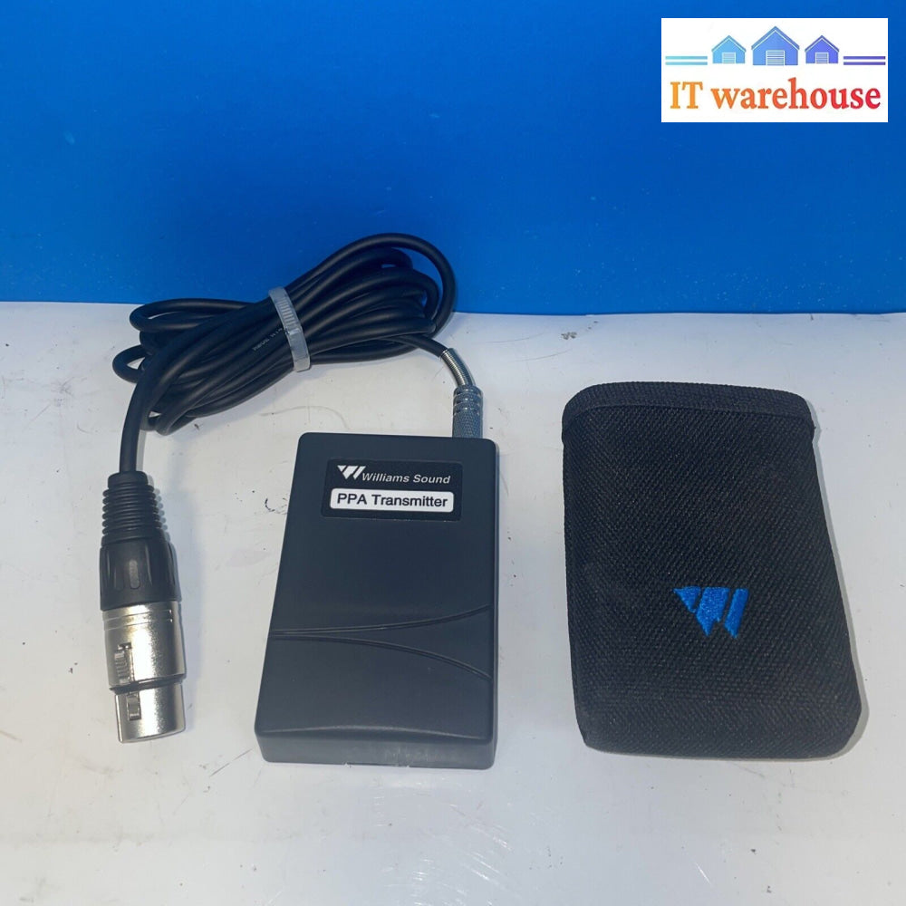 Williams Sound Model T16 Portable Hearing Assistance Ppa Transmitter