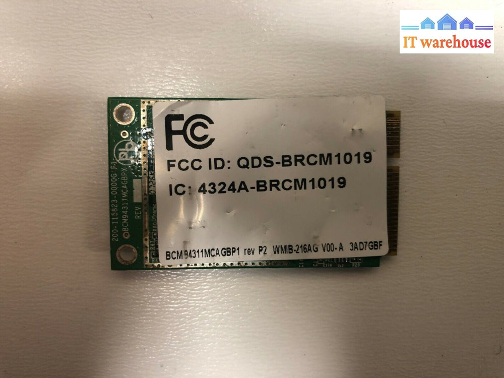 * WIRELESS network card BCM94311MCA WMIB-216AG