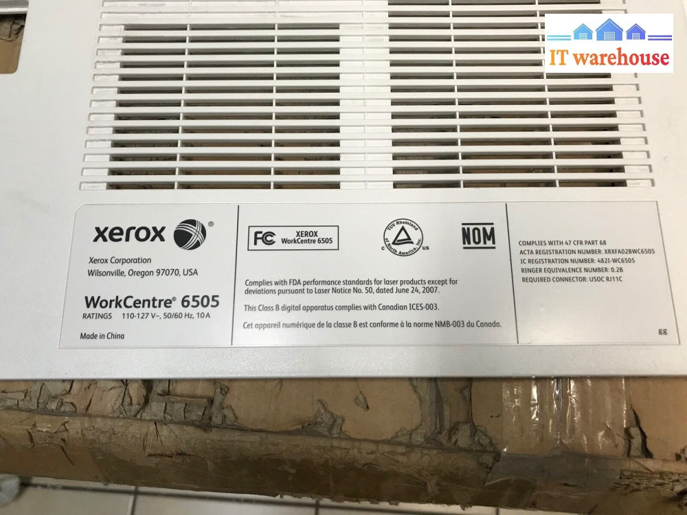 - Xerox Wc6505 Dc Controller Board 960K 56368