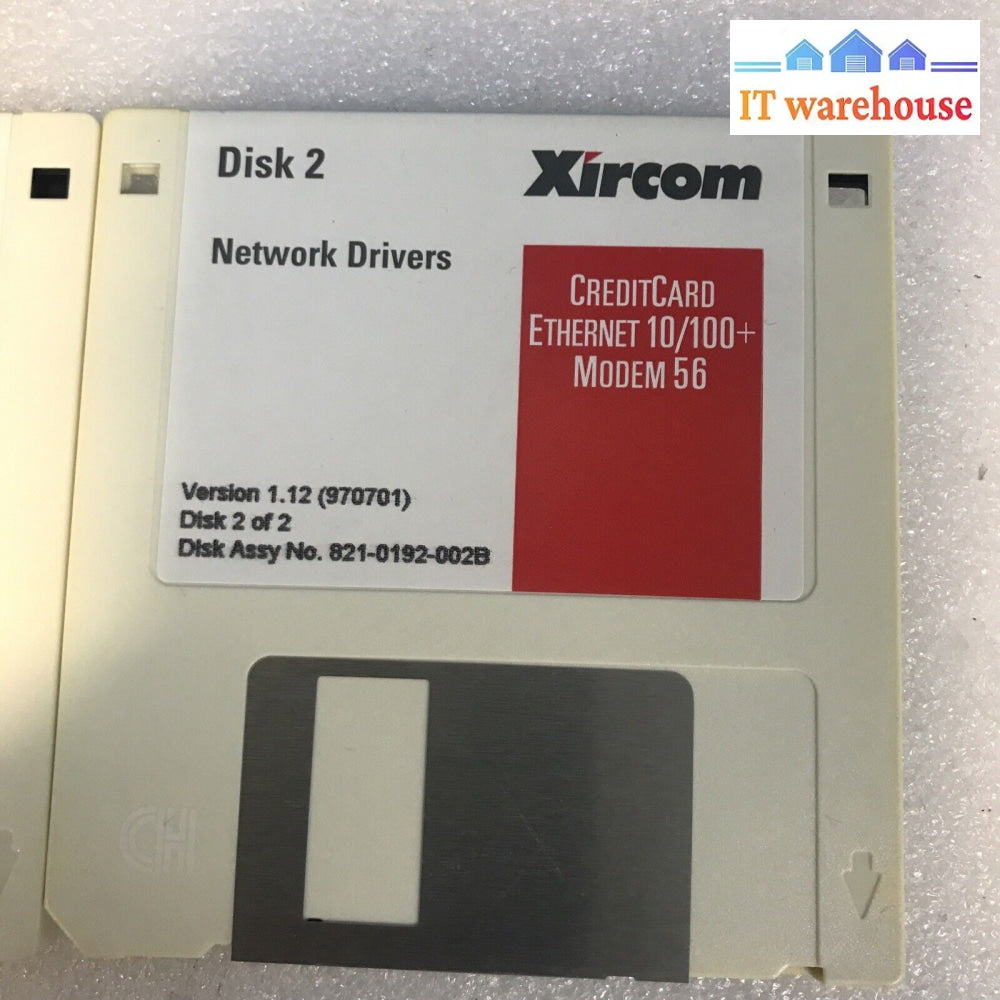 Xircom Creditcard Ethernet 10/100 + Modem 56 For Win95 And Nt