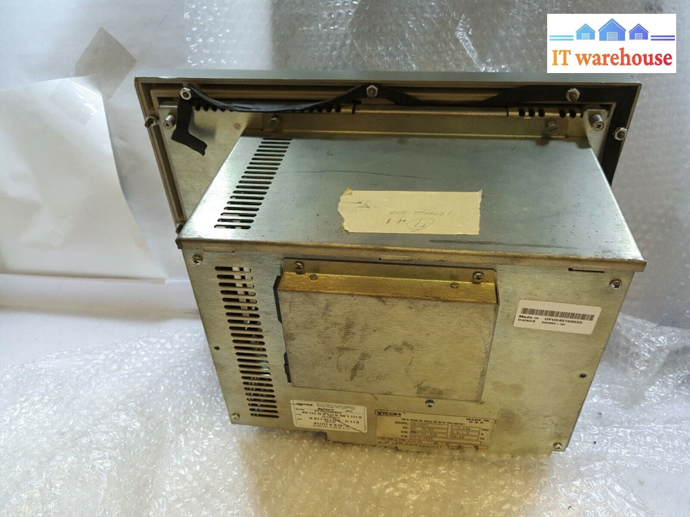 - XYCOM AUTOMATION MODEL 3512KPT PM101682-B TOUCHSCREEN OPERATOR TESTED (NO PSU)
