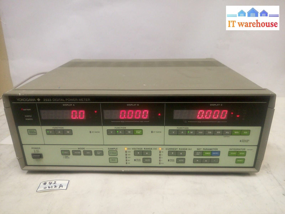 - Yokogawa 2533 Digital Power Meter Single-Phase Model 253311