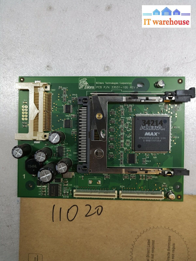 - Zebra 33031-100 Rev.a Wireless Printing Pcb Card For Zebra 110Xiii