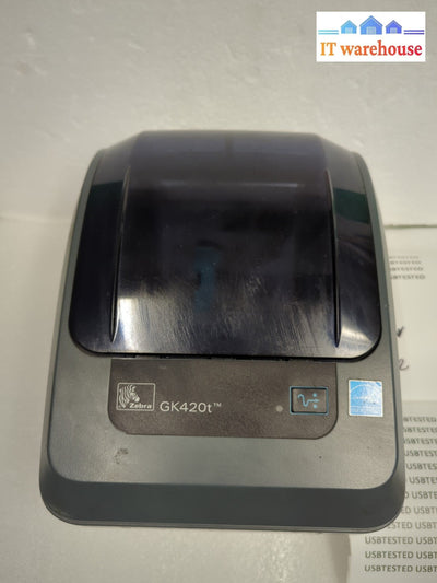 Zebra GK420T Thermal Label Printer (No AC adapter *Read*)