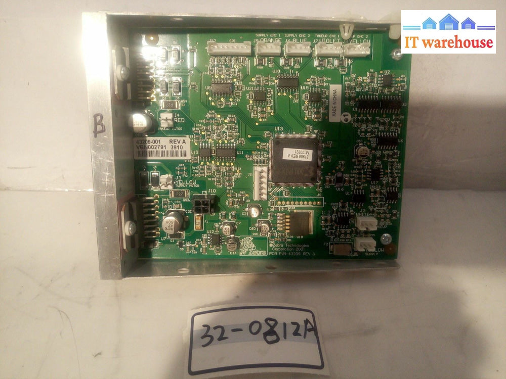 - Zebra Motor Control Board 43209-001 Rev A
