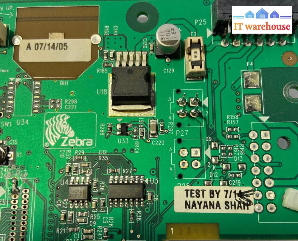 ~ Zebra Part 33360 Circuit Board AV 46022 Rev 6 / Rev 2/ Rev 7