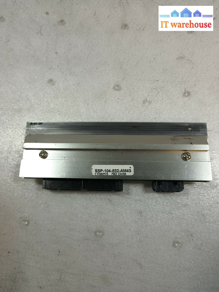 - Zebra Thermal Printhead Ssp-104-832-Am43 1706015 (Untested As Is)