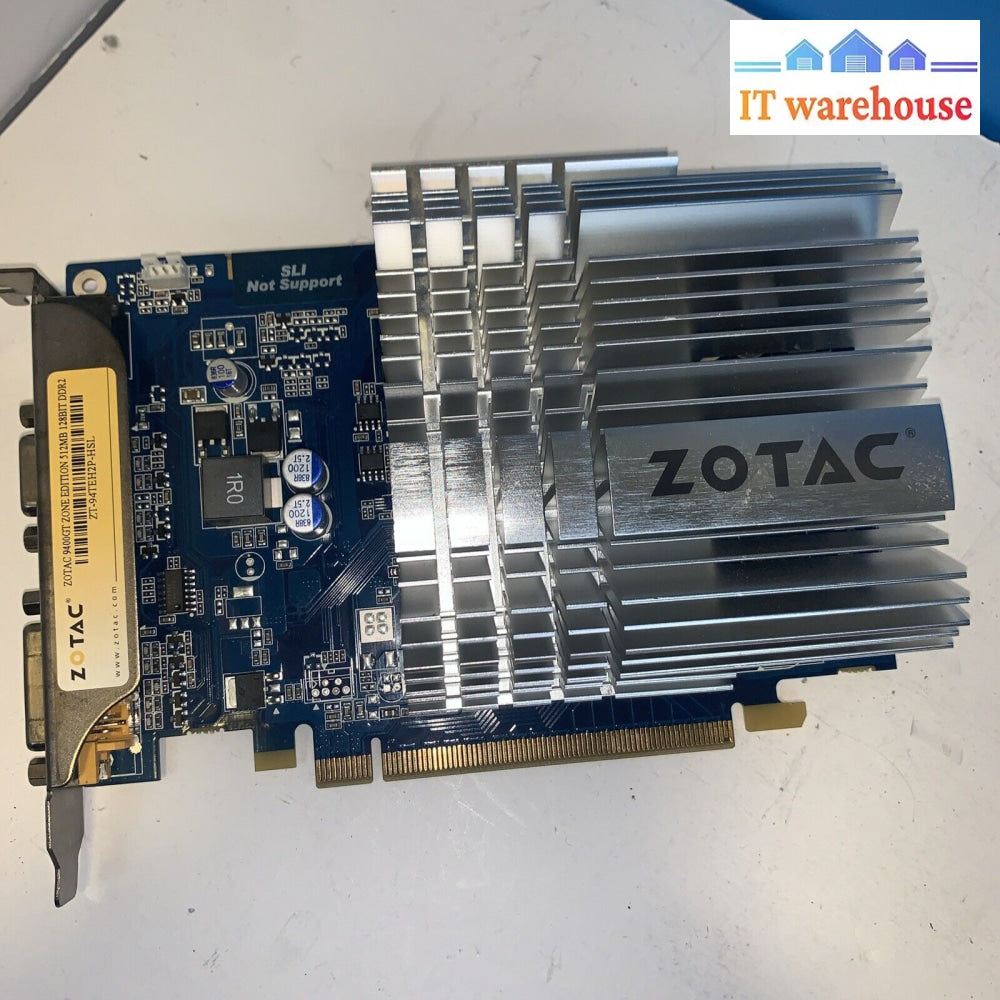 ZOTAC GeForce 9400 GT ZONE Edition 512MB Video Card