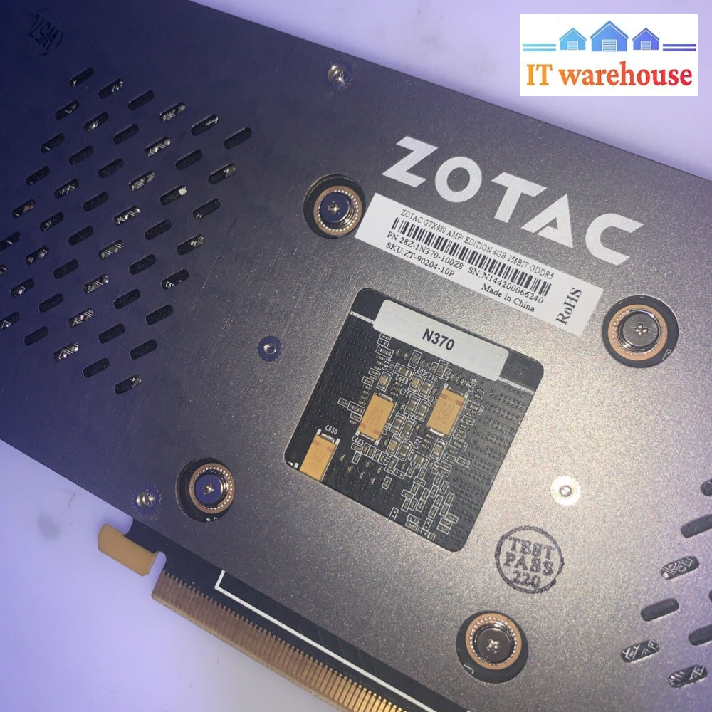 Zotac NVIDIA ZT-90204-10P GeForce GTX 980 Amp 4GB PCIe SLI Video Card