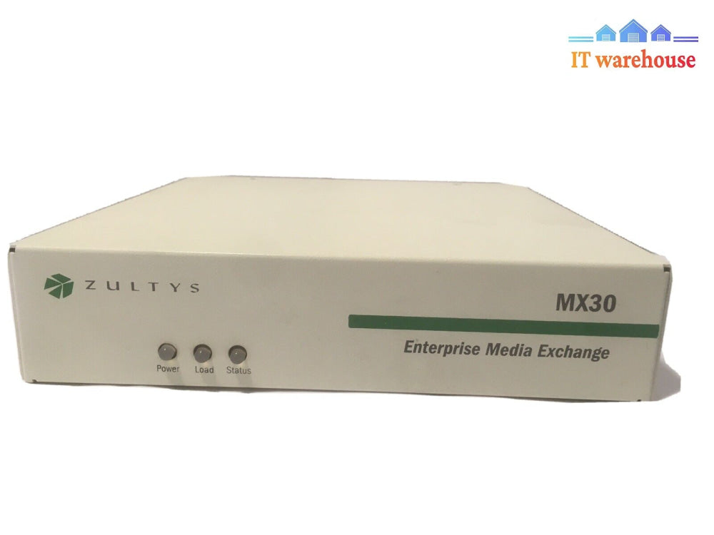 + Zultys Enterprise Media Exchange Mx30 Pn 89-00030 11C41 004321 W/ Ac
