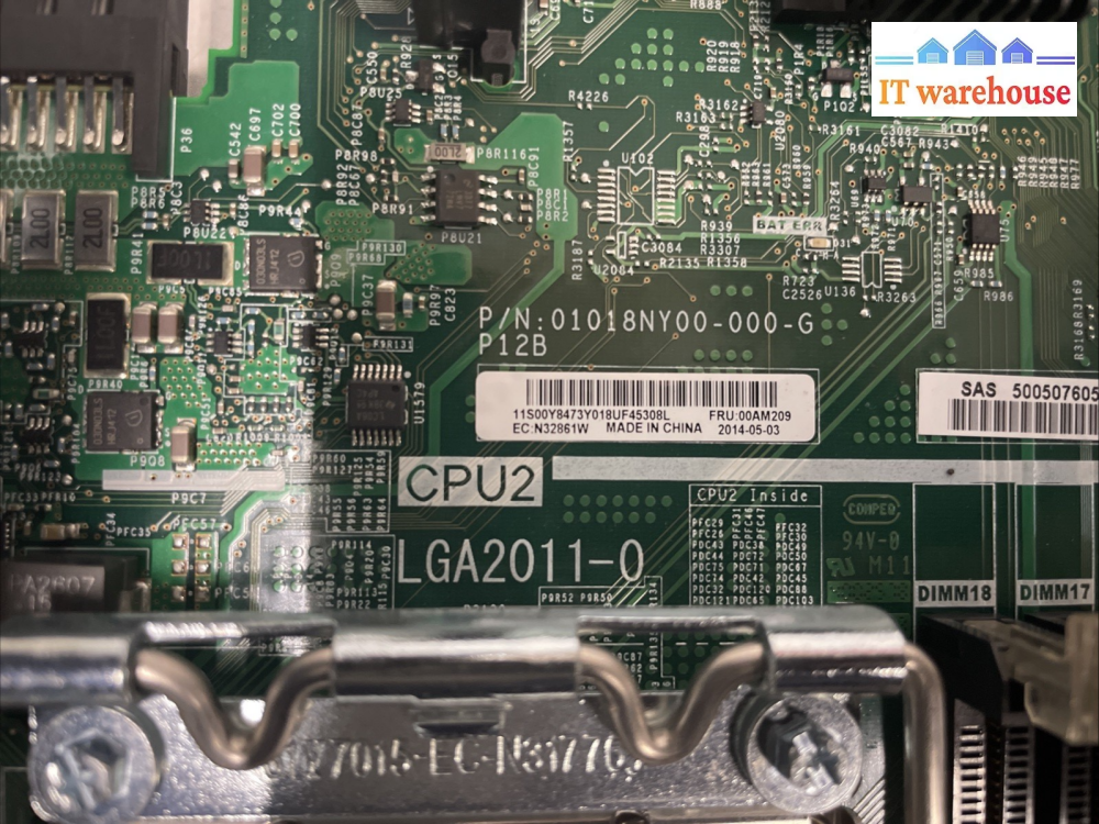 00AM209 - IBM System x3650M4 System Board with CPU  E5-2630V2 SR1AM +