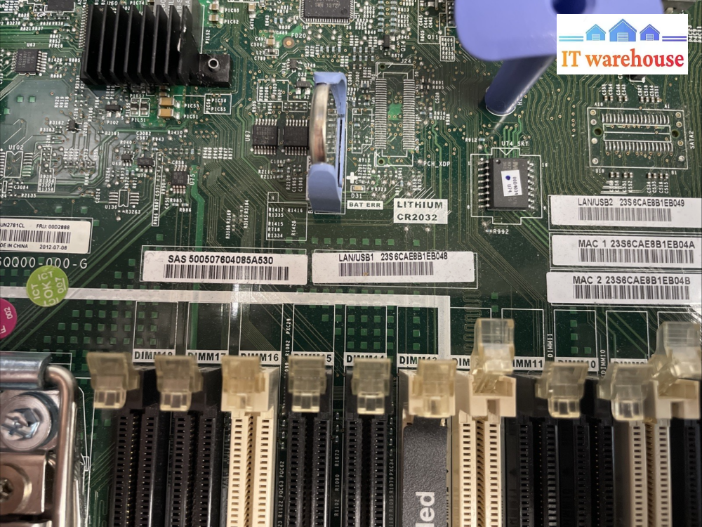 00D2888  motherboard for IBM System x3650M4 with CPU e5-2609 SR0LA   +