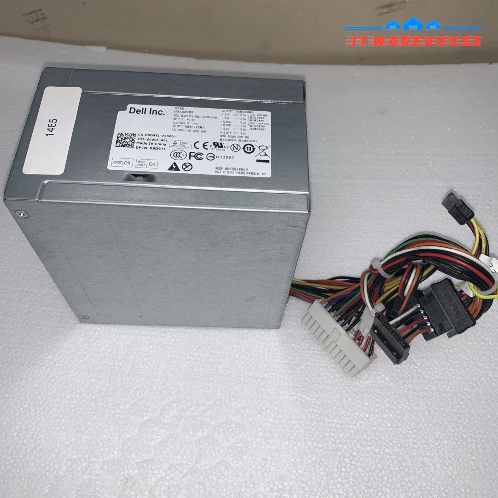 09D9T1 9D9T1 Dell Precision T1600 Optiplex 390 790 990 MT 275W Power Supply