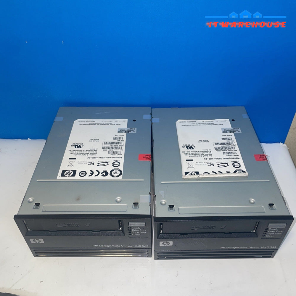 1× HP Ultrium1840 LTO4 800/1600GB EH860A EH860-60005 452976-001  SAS Tape Drive