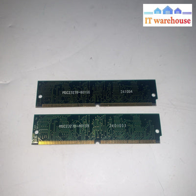 (1)    MSC2327B-80YS8 memory