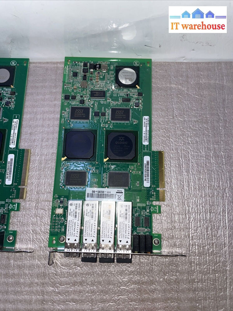 1 Qlogic QLE2464-NAP NetApp 111-00285+B0 Quad Port FC 4GB PCIe PX2610402-05 Card