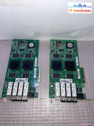1 Qlogic QLE2464-NAP NetApp 111-00285+B0 Quad Port FC 4GB PCIe PX2610402-05 Card