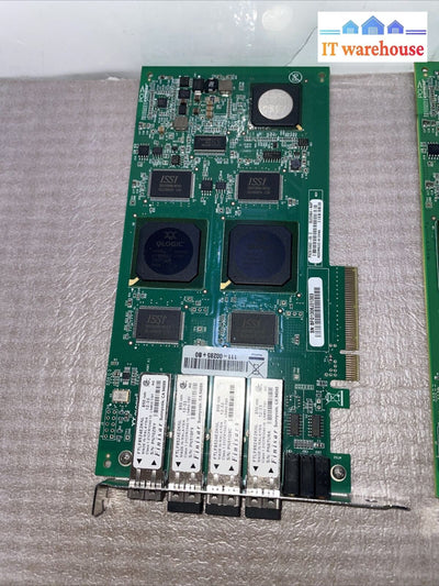 1 Qlogic QLE2464-NAP NetApp 111-00285+B0 Quad Port FC 4GB PCIe PX2610402-05 Card