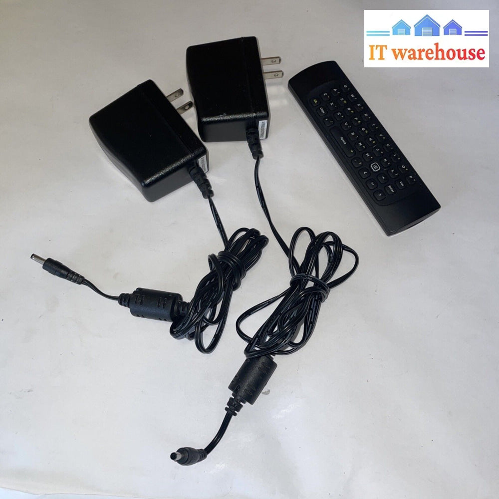 1 Remote & 2 Ac Adapter For D-Link Dsm-380 Boxee Box Digital Hd Media Streamer