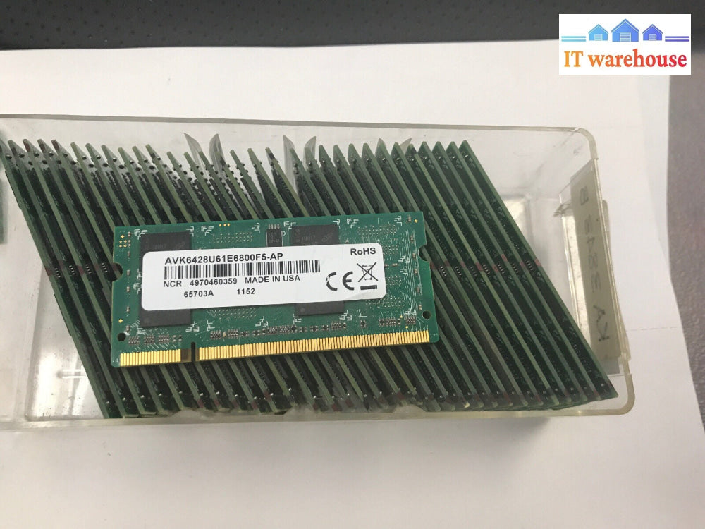 1 x 1GB NCR Avant Tech AVK6428U61E6800F5-AP PC2-6400 1.8V SODIMM DDR2 MEMORY
