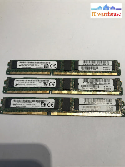 (1 x) 8GB Micron MT18JDF1G72PDZ-1G6E1HE 8GB DDR3 1600 Memory RAM (For server)