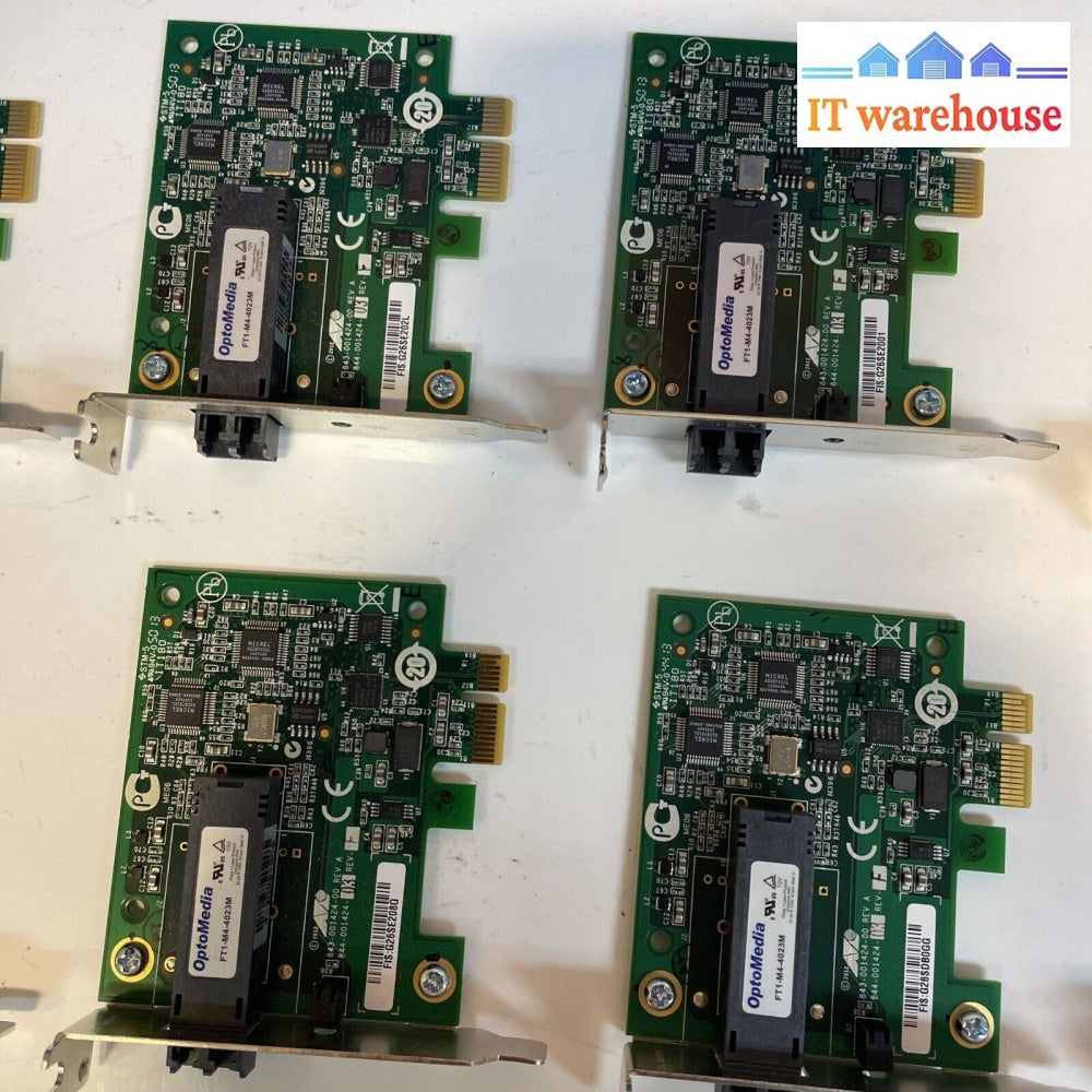 1 x Allied Telesis Fast Ethernet Fiber Network Interface Card PCI-e AT-2711FX/LC