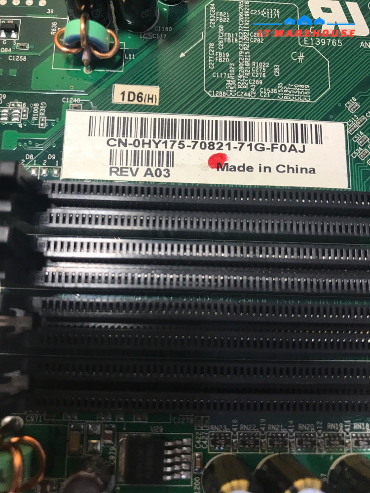 1 x Dell 0HY175 Mainboard motherboard HY175  AM2 BTX DDR2 VGA PCI FDD 2x SATA