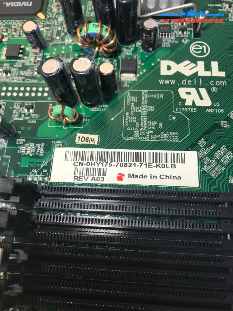 1 x Dell 0HY175 Mainboard motherboard HY175  AM2 BTX DDR2 VGA PCI FDD 2x SATA