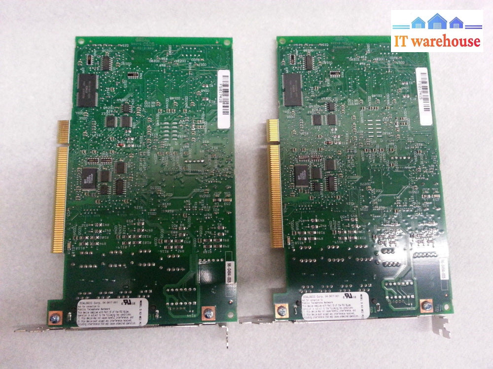 1 x Dialogic D/42-NE2 PCI Fax/Phone/Modem Card 96-0494-005