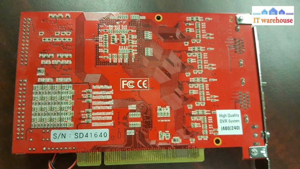 1 X High Quality Dvr System (480/240) Dual Vga Card