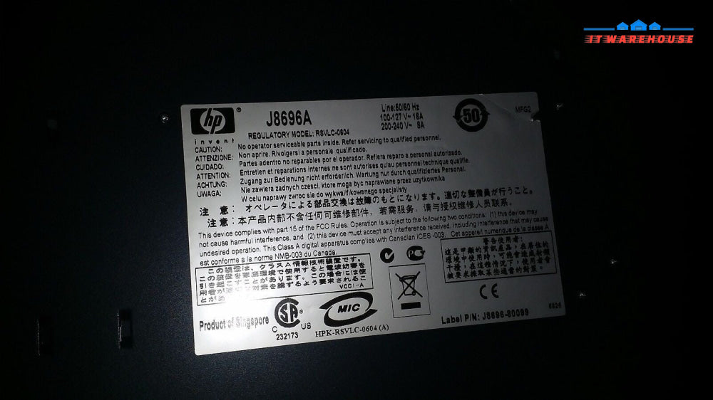 1 x HP J8696A ProCurve 620 RPS EPS Redundant External Power Supply RSVLC-0604