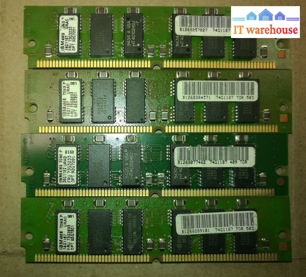 1 x IBM 73G3233 4MB Memory Module 70ns SIMM RS6000 (Qty avaiable)