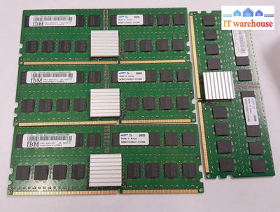 1 x  IBM Power 6  8GB 1GX72 DDR2 400MHz Memory 45D1213 M396T1G63QJT-CCCM6