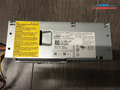 1 x LiteOn WX9P8 Dell Vostro 230 250W 24-Pin Desktop Power Supply @@@