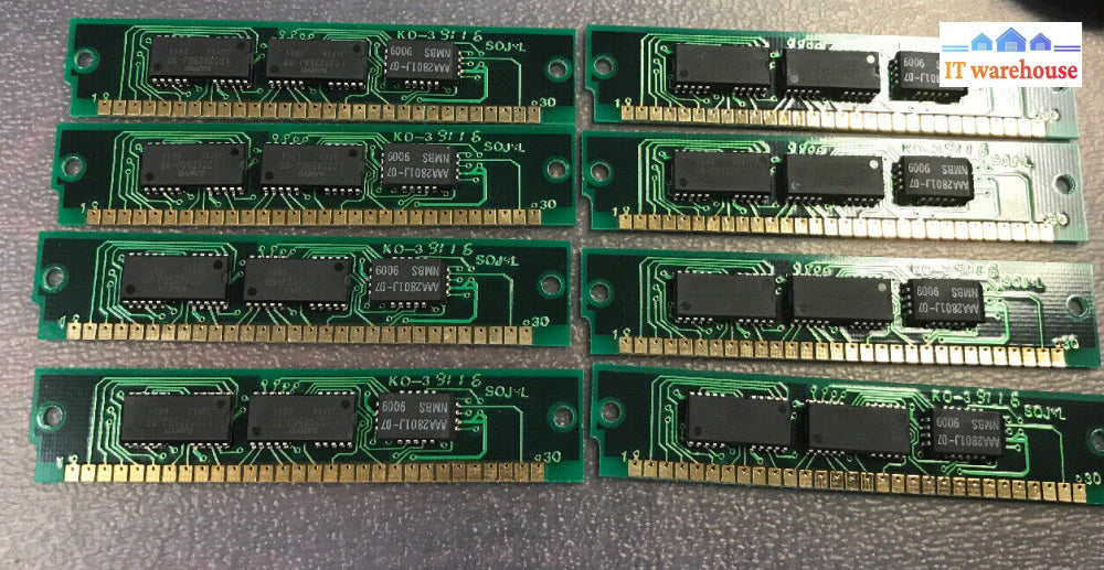 1 X Nec 256Kb3J 256 Kb 80 Ns 30-Pin Simm Parity Ram Module